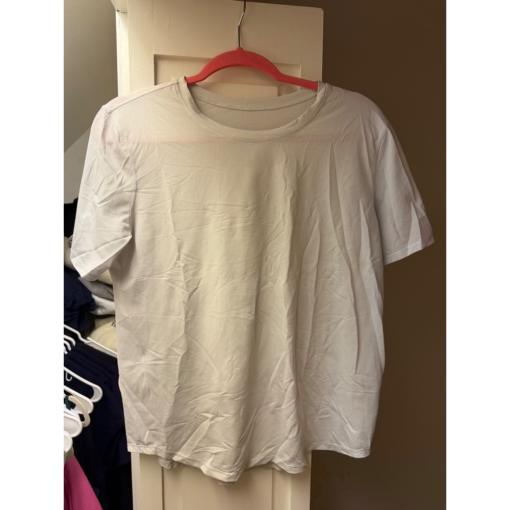 Lululemon Swiftly Tech Short Sleeve 2.0 Shirt Light Grey Workout Gym Top